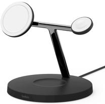 Telefono įkroviklis Belkin AZBLKLIMAG31BLK, Wireless, juoda sp., 15 W