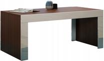 Žurnalinis staliukas Pro Meble Milano, balta sp./riešuto sp., 120 cm x 60 cm x 50 cm
