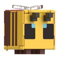 Žaislinė figūrėlė Mattel Minecraft Flippin Figs Bee Flower Pot, geltona sp.