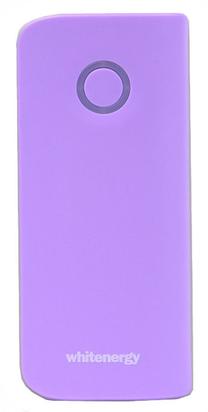 Nešiojamas įkroviklis (Power bank) Whitenergy, 4000 mAh, violetinė sp.