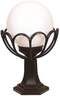 Brīvi stāvošs āra gaismeklis Opviq BSU-68081-BSY-M7-KOP, 60W, E27, IP65, melna krās., 30 cm x 45 cm