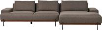 Kampinė sofa Beliani Manifred, ruda sp., kairinė, 316 x 146 cm x 79 cm