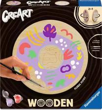 Glezna pēc numuriem Ravensburger CreArt Wooden Floral Streams, dzeltena krās./zaļa krās./violeta krās.