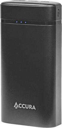 Lādētājs-akumulators (Power bank) Accura, 4000 mAh, melna krās.