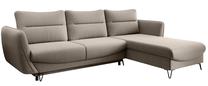 Kampinė sofa Silva Vero 18, šviesiai ruda sp., dešininė, 201 x 276 cm x 100 cm