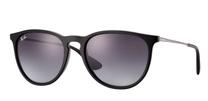 Спортивные солнцезащитные очки Ray-Ban Erika Classic RB4171 622/8G, 54 мм, черный цв./серый цв.
