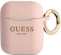 Austiņu futlārs Guess Guess Gua2sggep AirPods cover, rozā krās.