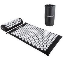 Akupunktūrinis masažinis kilimėlis Tunturi Acupressure Mat and Pillow 14TUSYO068, 68 x 42 cm, rausvojo aukso sp.