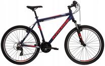Velosipēds kalnu Kross Hexagon 1.0, 26 ", M rāmis, zila krās./sarkana krās./pelēka krās.