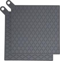 Silikoninis virtuvės kilimėlis 5five Simply Smart, pilka sp., 18 cm x 18 cm