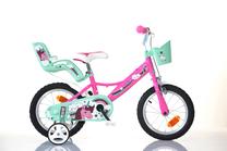 Vaikiškas dviratis Dino Bikes 144RK-UGE, rožinė sp., 14", 14"