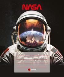 Sąsiuvinis Disco Nasa, langeliais, 32 lapų