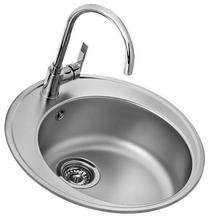 Virtuvinė plautuvė Teka 510 1C MAT, nerūdijantysis plienas, 51 cm x 51 cm x 17 cm, sidabro sp.