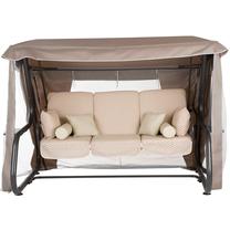 Aiakiik Patio Venezia Lux 031-05PB, antratsiit v./valge v./beež v., 221 cm x 143 cm x 173 cm