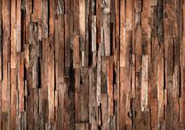 Fototapete Artgeist Wooden Curtain (Brown), 245 cm x 350 cm