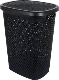 Ящик для белья Bathroom Solutions, 60 л, черный цв., 37 см x 45 см x 60 см