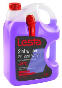 Logu mazgāšanas šķidrums Lesta, ziemas, 4 l, -21 °C