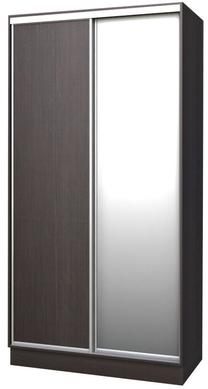 Spinta Garant-NV 3110020, ruda sp., 130 cm x 60 cm x 240 cm, su veidrodžiu