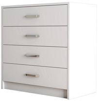Komoda Kalune Design Grande 3604, balta sp., 81.8 cm x 80 cm x 45 cm