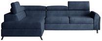 Kampinė sofa Kairos Omega 86, mėlyna sp., kairinė, 200 x 265 cm x 95 cm