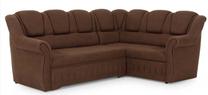 Kampinė sofa Lord II Texas 28, ruda sp., dešininė, 190 x 243 cm x 105 cm