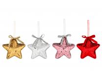 Eglītes rotājums, zelta krās./sudraba krās./sarkana krās., audums