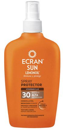 Purškiklis įdegio priežiūrai Ecran Sun Lemonoil Protection SPF30, 200 ml