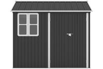 Sodo sandėliukas Randers, 175 cm x 253 cm x 229 cm, pilka sp.