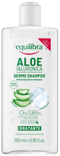 Šampūns Equilibra Aloe Moisturizing Dermo, 265 ml