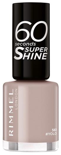 Nagų lakas Rimmel London 60 Seconds Super Shine, smėlio sp., 8 ml