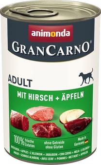Šlapias šunų maistas Animonda GranCarno Pork, Venison & Apple, 0.4 kg