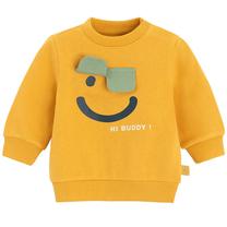 Džemperi, klasisks ziema/pavasaris/rudens ar siltinājumu, zēniem Cool Club CCB2800292, dzeltena krās., 74 cm