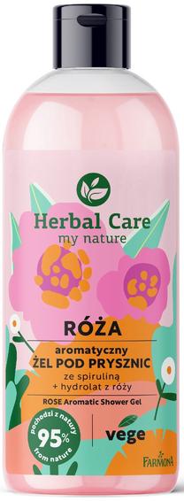 Kūno prausimosi želė Farmona Herbal Care Rose, 500 ml