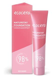 Skystas makiažo pagrindas Ecocera Naturstay, w1 shell, 30 ml