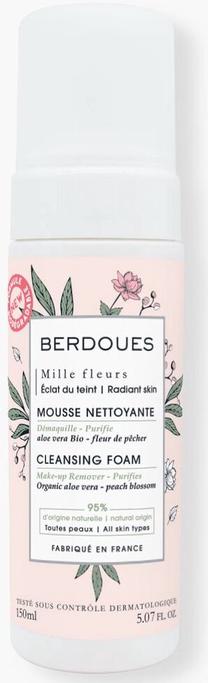 Очищающая пенка для лица Berdoues Mille Fleurs, 150 мл
