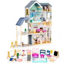 Lėlių namas EcoToys Maya Residence, įvairių spalvų