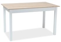 Stalas išskleidžiamas Scandinavian Horacy, ąžuolo sp./balta sp., 100 - 140 cm x 60 cm x 75 cm