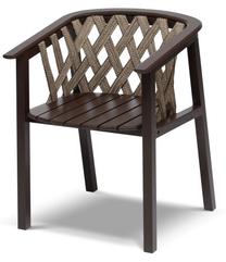 Lauko kėdė Calme Jardin Catalina CAL_CH_154_F2_CATALINA1, tamsiai ruda sp., 57 cm x 57 cm x 78 cm
