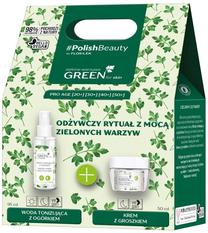 Veido priežiūros priemonių rinkinys Floslek Green, 145 ml, 20+