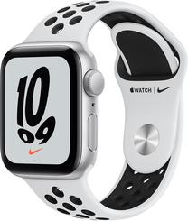 Viedais pulkstenis Apple Watch SE 40mm, sudraba krās.