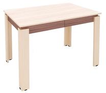 Valgomojo stalas išskleidžiamas DaVita, ąžuolo/ruda, 192 cm x 75 cm x 76 cm