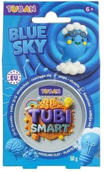 Viedais plastilīns Tuban Tubi Smart Blue Sky, zila krās., 50 g
