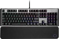 Laidinė kompiuterio klaviatūra Cooler Master Red, EN, juoda sp.