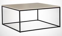 Журнальный столик Kalune Design Poly, дубовый цв./светло-коричневый цв., 75 см x 75 см x 43 см