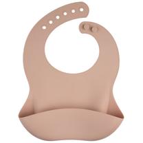 Силиконовый нагрудник с карманом Canpol Babies 1020301-0922, бежевый цв., силикон, 4 мес.