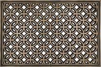 Durų kilimėlis Metis-02, aukso sp./juoda sp., 60 cm x 40 cm