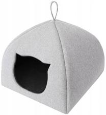 Kaķu māja Hobbydog Igloo 2.0, pelēka krās., 38 cm x 38 cm
