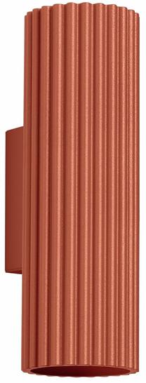 Valgusti seinale Sollux Karbon 20, GU10, 2 x 10 W, punane v. / punane v.