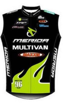 Sporta veste, vīriešiem Merida, melna krās., 2xl