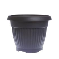 Gėlių vazonas Prosperplast Terra Nova DCE40, plastikinis, Ø 40 cm, antracito sp.